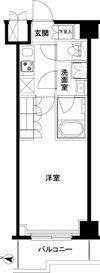 ルーブル武蔵小杉六番館の間取り画像