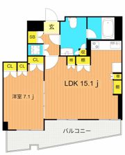 ビヴァーチェ大崎の間取り画像