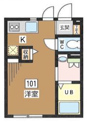 ベルーガ下北沢の間取り画像