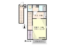 Beeα（ビーアルファ）の間取り画像