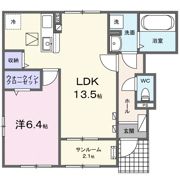 ベル アルカンシェルの間取り画像
