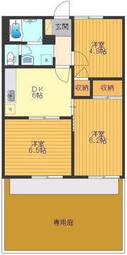 サンレイク中央の間取り画像