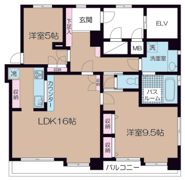 クレスト高円寺の間取り画像