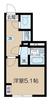 フェリーチェ高円寺Bの間取り画像