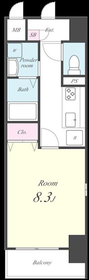 ラフィネ所沢の間取り画像