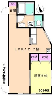 チャルテ茗荷谷の間取り画像