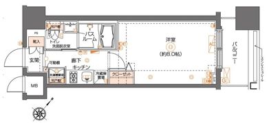 ZOOM池尻大橋の間取り画像