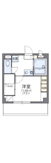 レオパレスピオニィの間取り画像