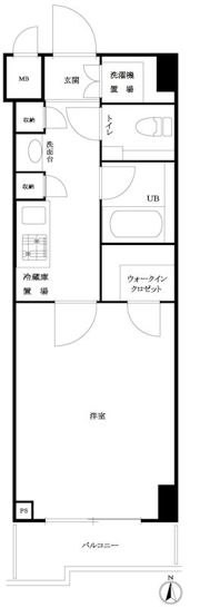 ルーブル泉岳寺前の間取り画像
