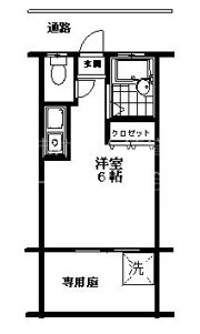クレセントハイツ大和の間取り画像