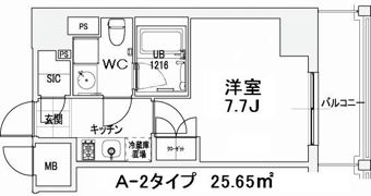 エスティメゾン王子の間取り画像