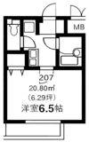 パフィオMSの間取り画像