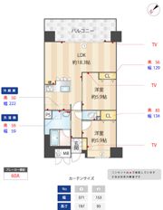 ニューガイア川崎No.70の間取り画像
