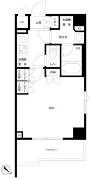 ルーブル川崎貝塚参番館の間取り画像