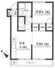 北沢ハイムの間取り画像