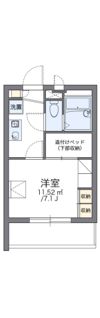 レオパレスエスポワールの間取り画像
