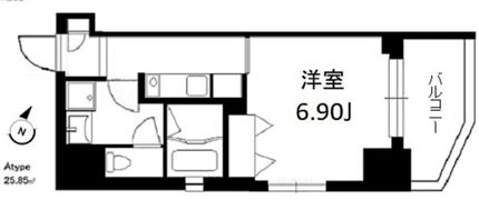 ラティエラ中野の間取り画像