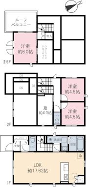 （仮称）豊玉北1丁目貸家A棟の間取り画像