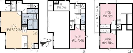 （仮称）豊玉北1丁目貸家B棟の間取り画像