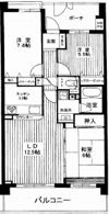 クリオ中村橋弐番館の間取り画像