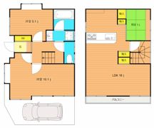 西品川貸戸建の間取り画像