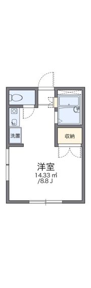 レオパレスSAYAMAの間取り画像