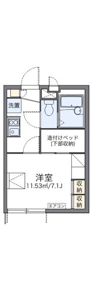 レオパレス櫻の夢の間取り画像