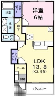 リュミエール アネックスIIの間取り画像