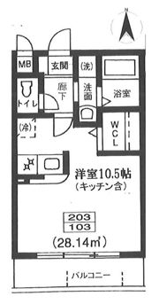 Belle Courの間取り画像