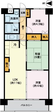 モンテベーネの間取り画像