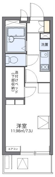 レオパレスヴィーブルの間取り画像