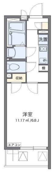 クレイノフロンティアIIIの間取り画像
