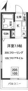 サニーハウスの間取り画像