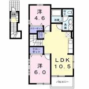 ファミリードエル3の間取り画像
