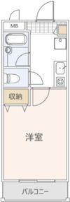 エスポワール加藤の間取り画像