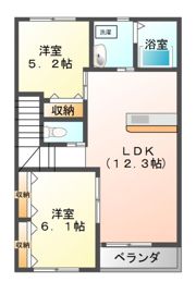 カーサドルチェの間取り画像
