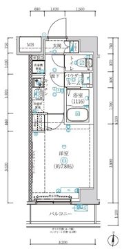 アルテシモヴィコロの間取り画像