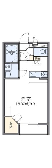 レオパレス双柳3番館の間取り画像
