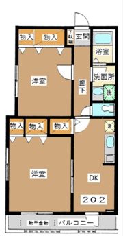 パルデンス石神井台の間取り画像