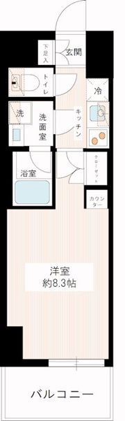 イアース西日暮里の間取り画像