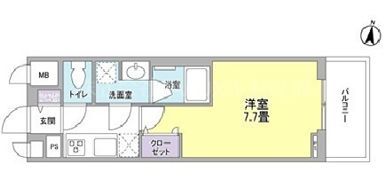 L’axe本羽田の間取り画像
