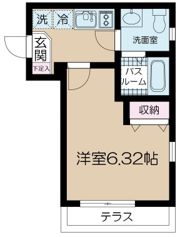 NSGATE西大島westの間取り画像