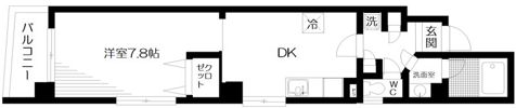 フォンテーヌ戸越の間取り画像