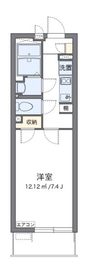 クレイノフルブルームの間取り画像