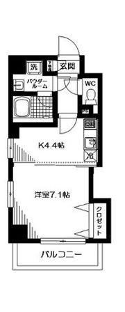メゾンドゥグランディルの間取り画像
