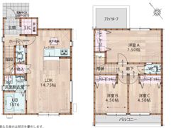 （仮称）岩槻区南辻木造計画I期 C棟の間取り画像