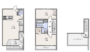 ミスラテラス妙蓮寺Aの間取り画像
