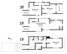 柿の木坂一丁目戸建の間取り画像