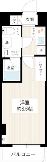 GENOVIA武蔵関公園skygardenの間取り画像