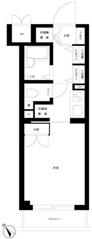 ルーブル上池台壱番館の間取り画像